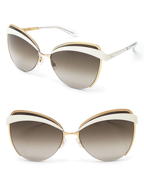 dior rose gold cat eye sunglasses